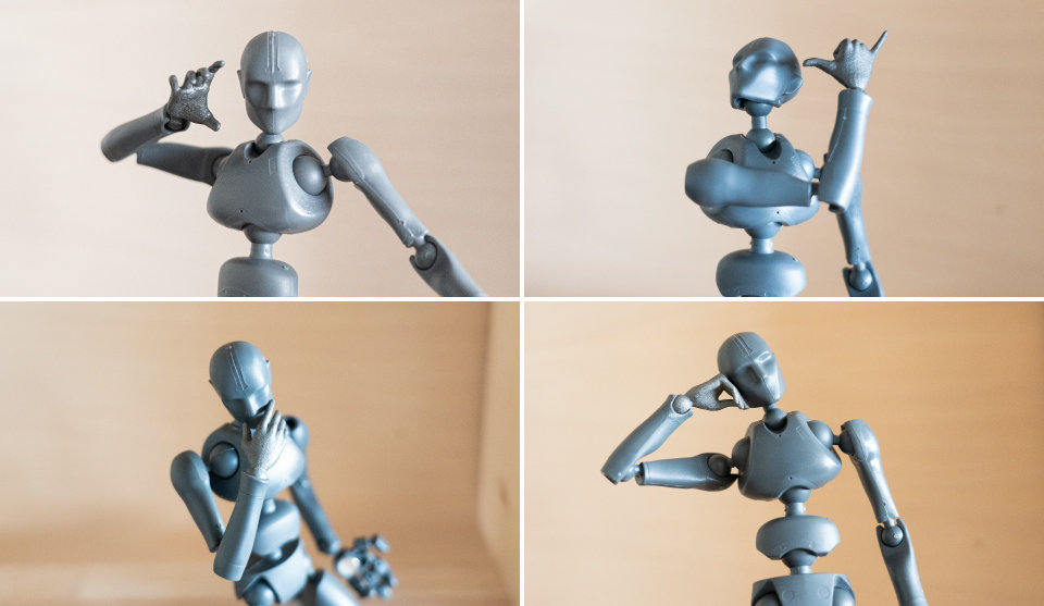 究極ポージングフィギュア」手パーツセット発売決定（きびだんご）