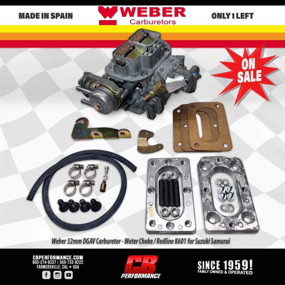 Redline K601 - GENUINE Weber 32mm DGAV Carburetor Kit for Suzuki