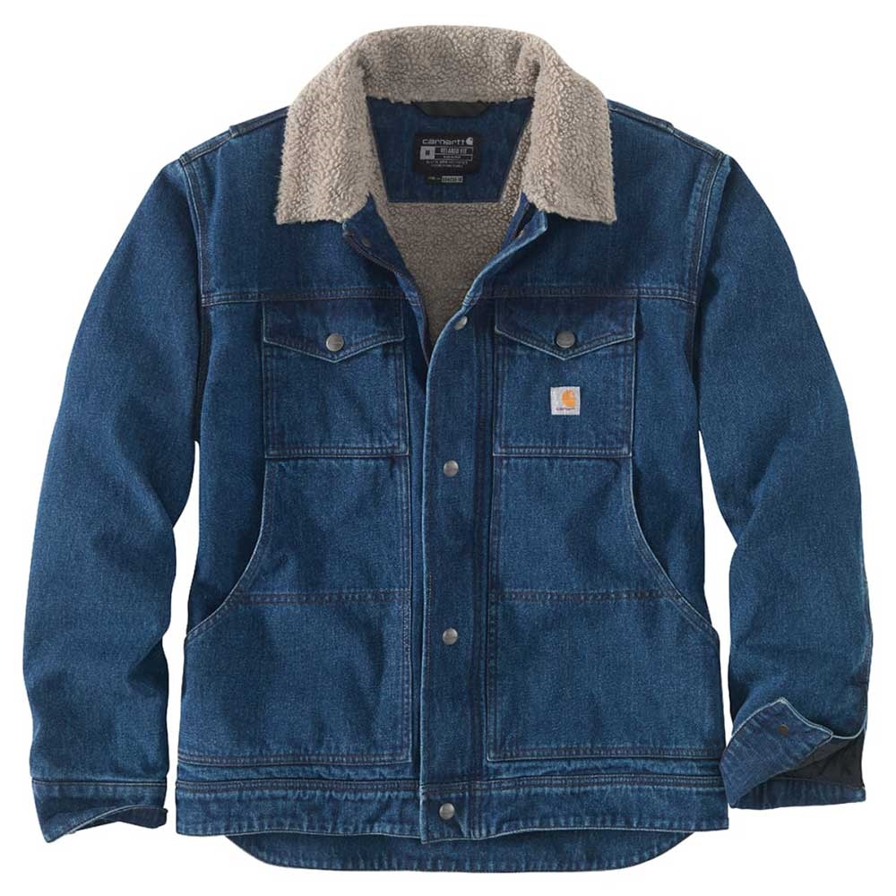 Carhartt Relaxed Fit Denim Sherpa-lined Jacket 106323