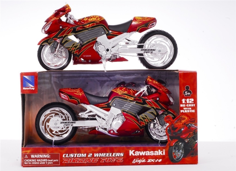Kawasaki ZX14 1/12th Scale Roaring Toyz Toy