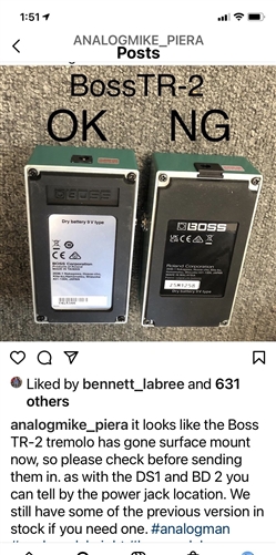 Analog Man Boss TR-2/Super