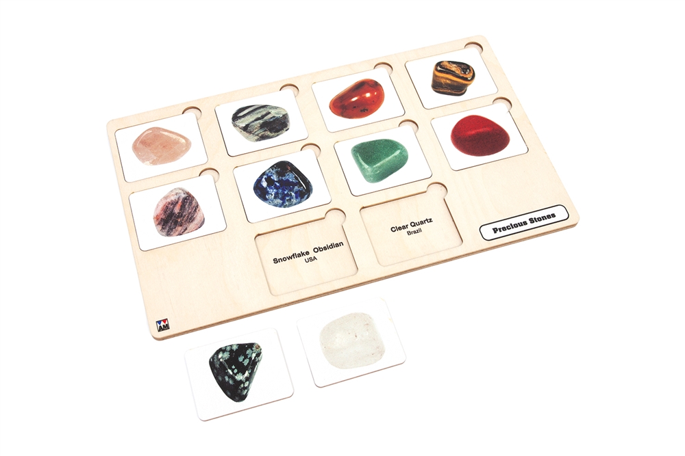 Montessori Materials: Precious Stones Puzzle