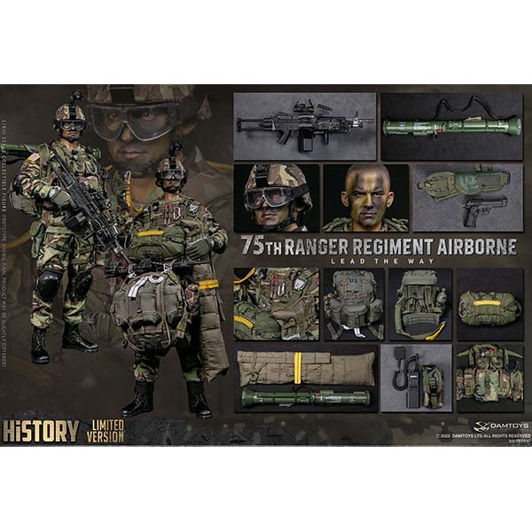 Monkey Depot - DamToys 75th Ranger Regiment Airborne SAW Gunner