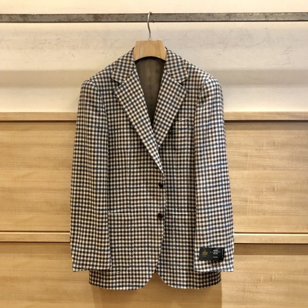 2022秋冬 新作情報 ＜BEAMS F＞ CERRUTI ウールシル ハウンドトウース