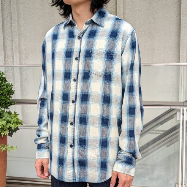 REMI RELIEF × BEAMS PLUS 〜INDIGO CHECK SHIRT〜｜BEAMS PLUS
