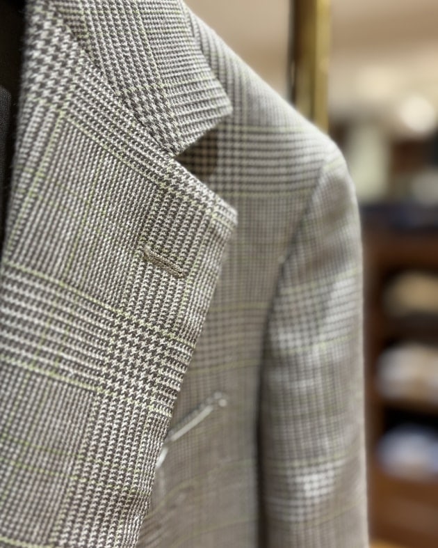 グレンチェックのジャケット。〈BEAMS F〉｜ビームス ハウス 六本木｜BEAMS