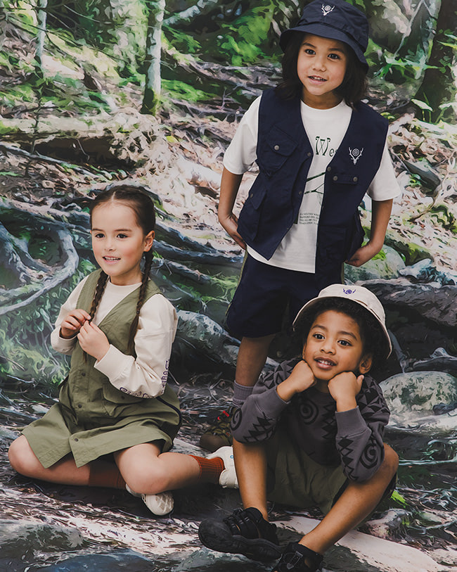 アウトドアブランド〈SOUTH2 WEST8〉と〈こども ビームス〉の