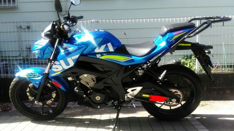 GSX-S125 endurance エンデュランス リアキャリア 取り付け