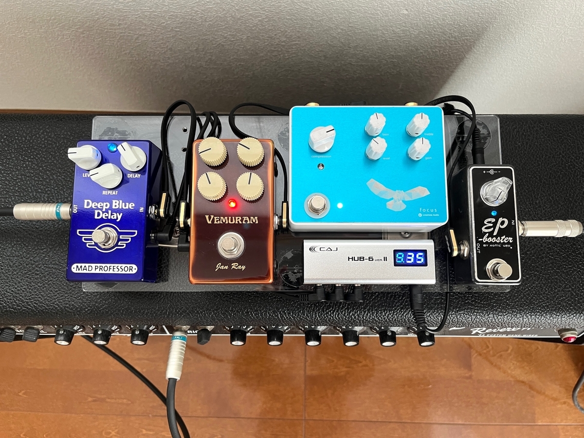 ダイソーで売ってるアクリル板でエフェクターボードを作ってみた