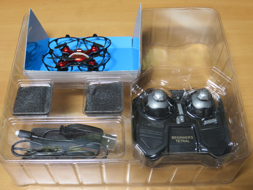 おもちゃのドローンを買ってみた（CCP・ビギナーズテトラル
