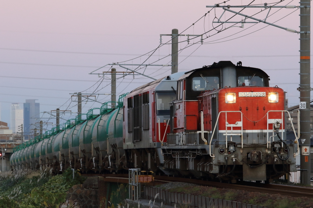 DD51とDF200の異種重連 8075レを撮る 東海地区 貨物撮り鉄遠征④