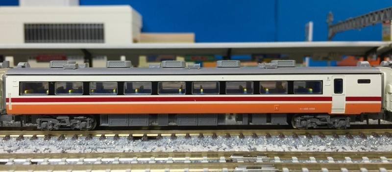 マイクロエース 485系「あいづ」リニューアル編成入線 - 休日の屋根裏