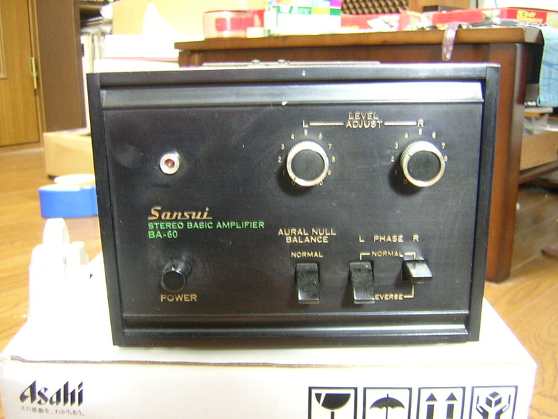 SANSUI BA-60 レストア修理 その1 - mosukeのオーディオ