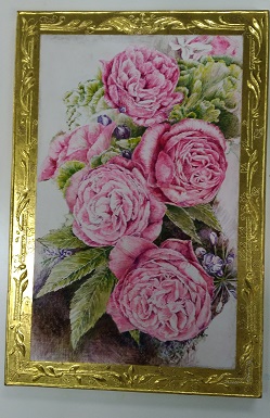 脱、力業(ちからわざ)！ 白亜地にテンペラ絵具で制作中 - お絵描きeveryday