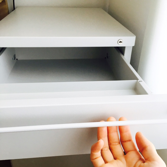 無印良品のスチールキャビネットを買いました＊デスク横の収納に使い