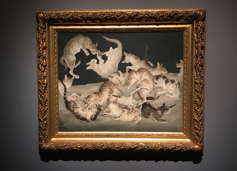 闘う猫の絵で思い知る藤田嗣治の“巧み”：日経ビジネス電子版