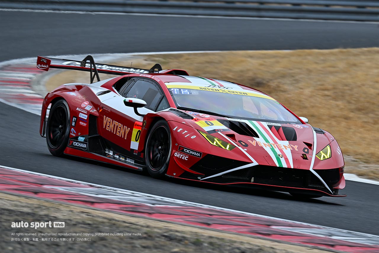 VENTENY Lamborghini GT3のカーナンバーは88？ 0？ 岡山公式テストの