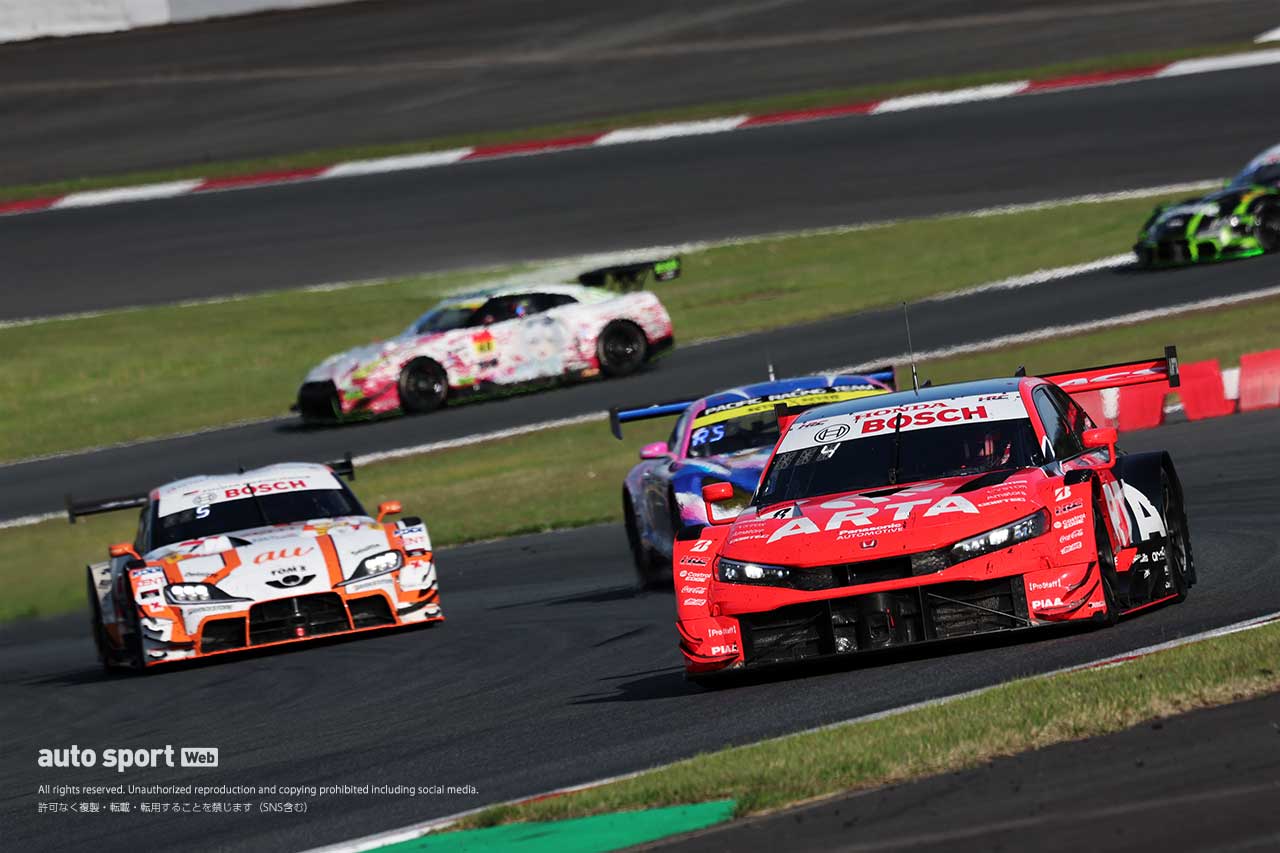 突然のペースダウン。19号車WedsSport、8号車ARTA、3号車Niterra