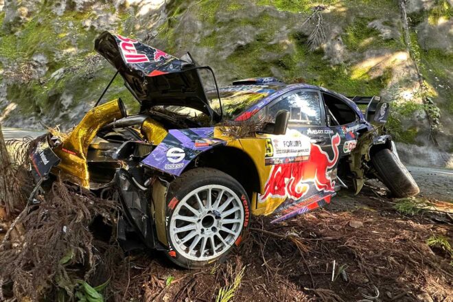 大クラッシュで修復不能のマッカーリーン「高速右コーナーで