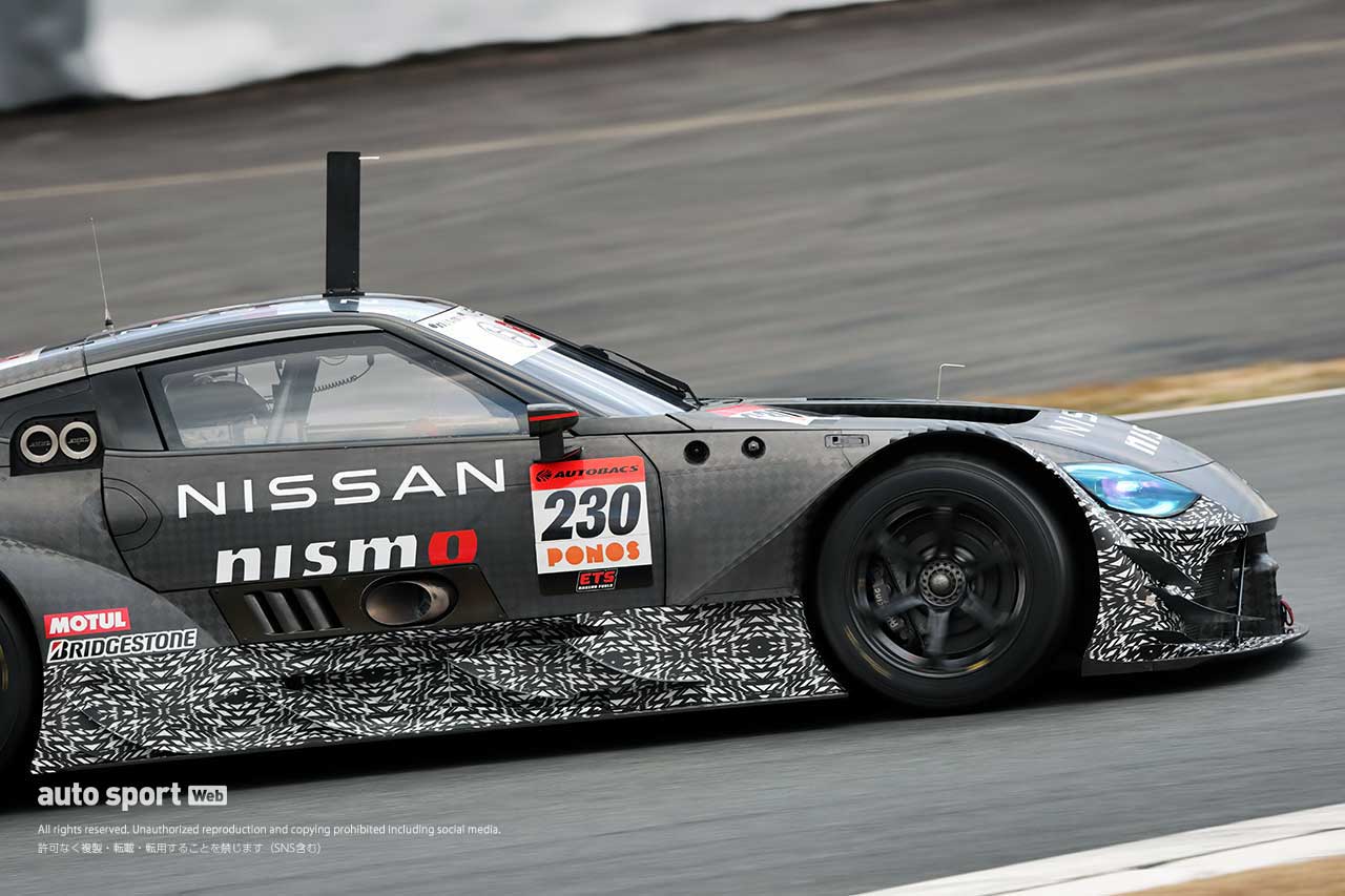 ニッサン陣営が富士で2026年型Z GT500をシェイクダウンか。今季型と