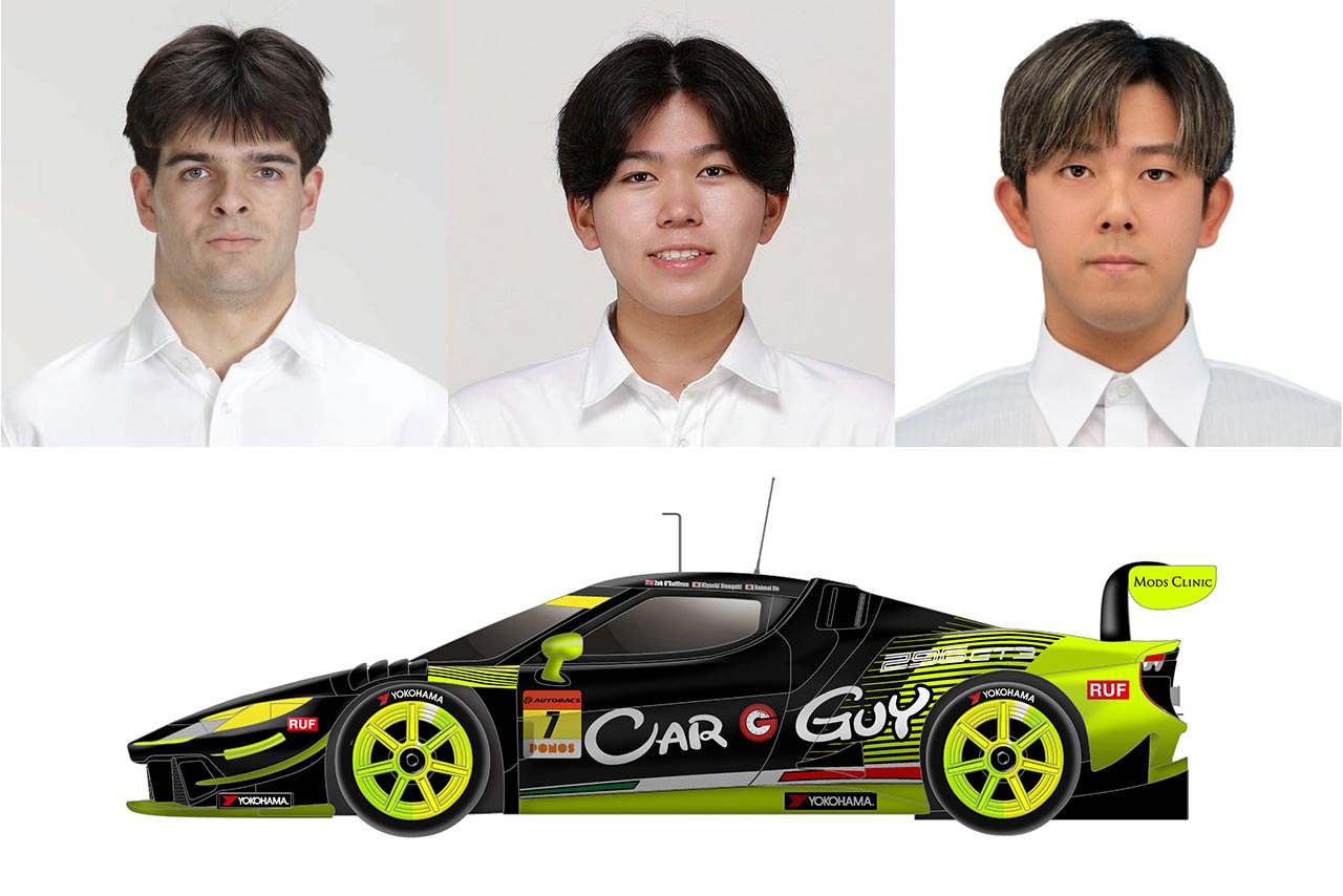 CARGUY MKS RACINGが2026年のGT300参戦体制を発表。オサリバンの