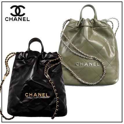 巾着 CHANEL CHANEL 22(シャネル) バックパック・リュック(レディース