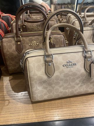ベージュ系 Coach(コーチ) ボストンバッグ(レディース) - ブランド通販