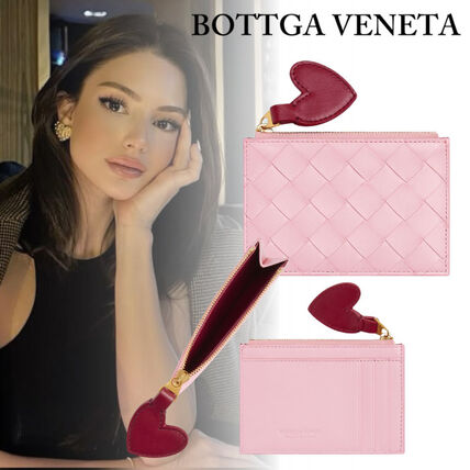 ピンク系 BOTTEGA VENETA(ボッテガヴェネタ) カードケース・名刺入れ