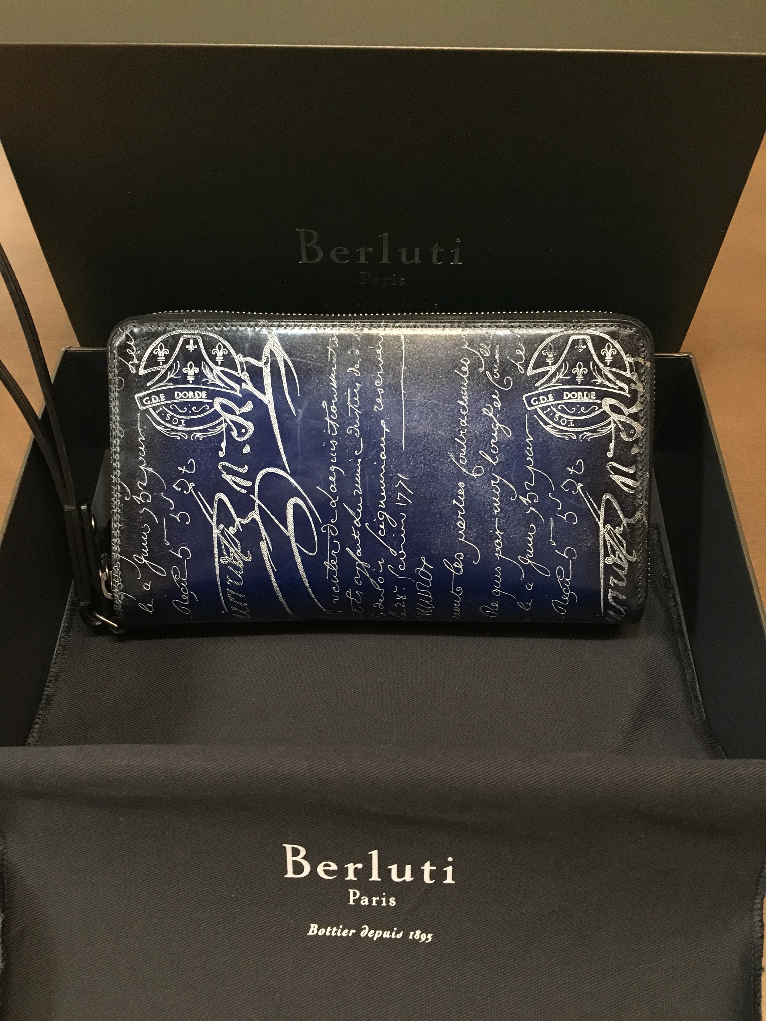 関税込◇限定シルバーパティーヌ希少品!! ベルルッティ TALI