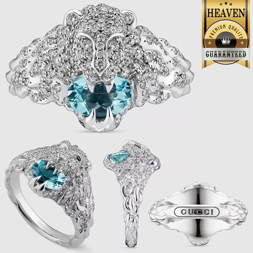 累積売上第1位【GUCCI☆グッチ】ライオンヘッド 18K リング (GUCCI