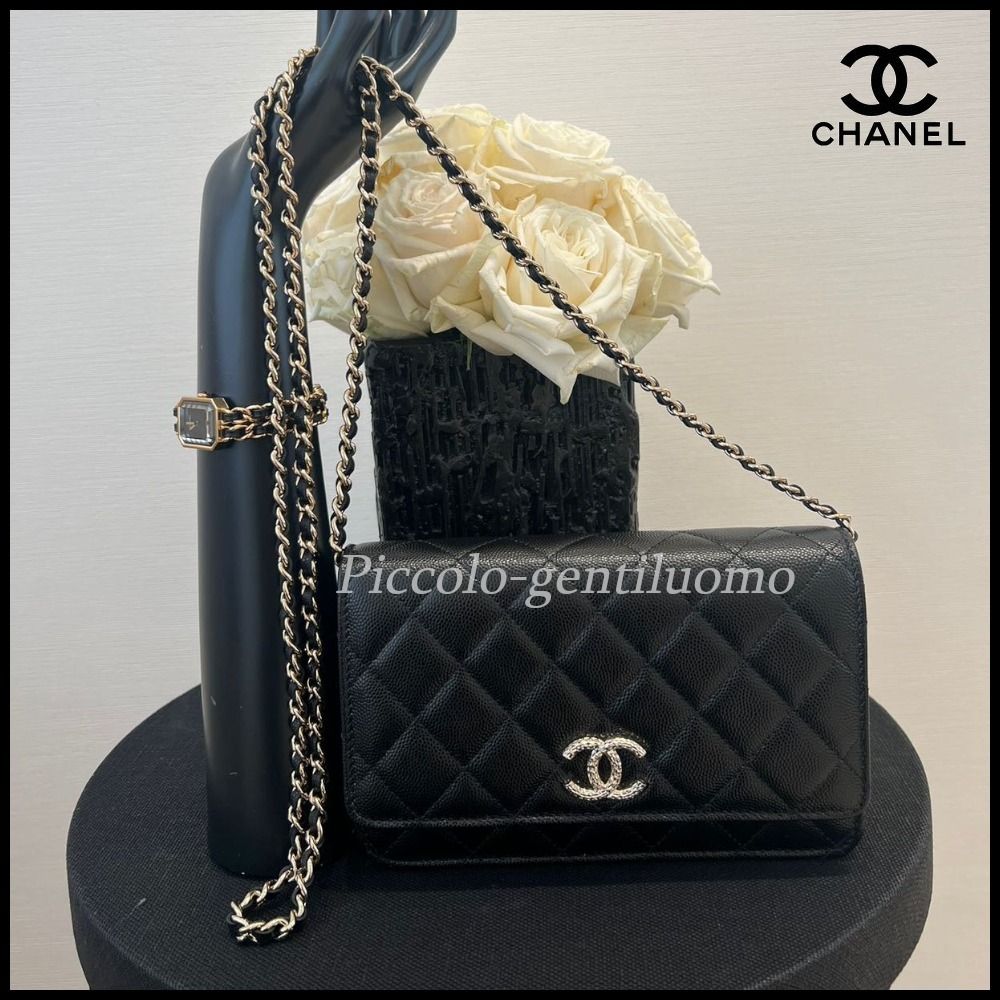 どんなコーデも上品に♪】シャネル チェーンウォレット (CHANEL