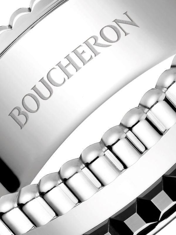 Boucheron キャトル ブラック リング S 18Kホワイトゴールド