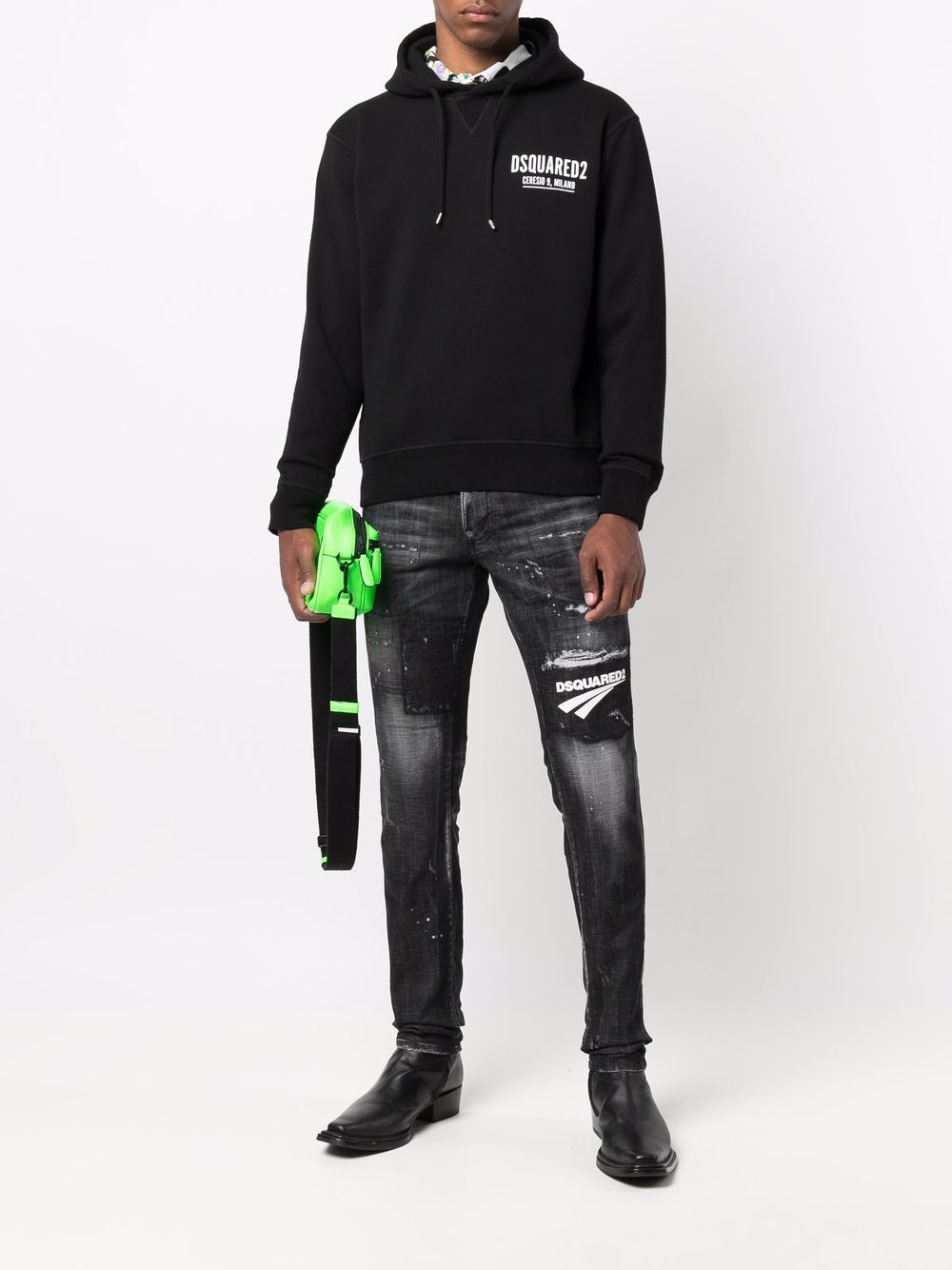 Dsquared2 ディースクエアード ロゴ パーカー - FARFETCH