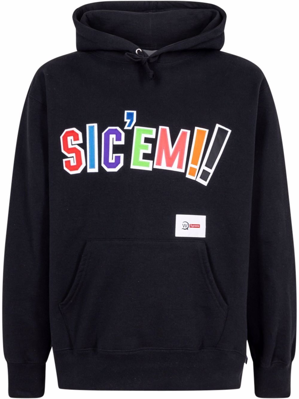 Supreme WTAPS Sic'em! Hoodie | Black | FARFETCH