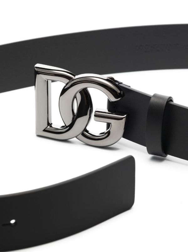 Dolce & Gabbana logo-buckle Belt | Black | FARFETCH