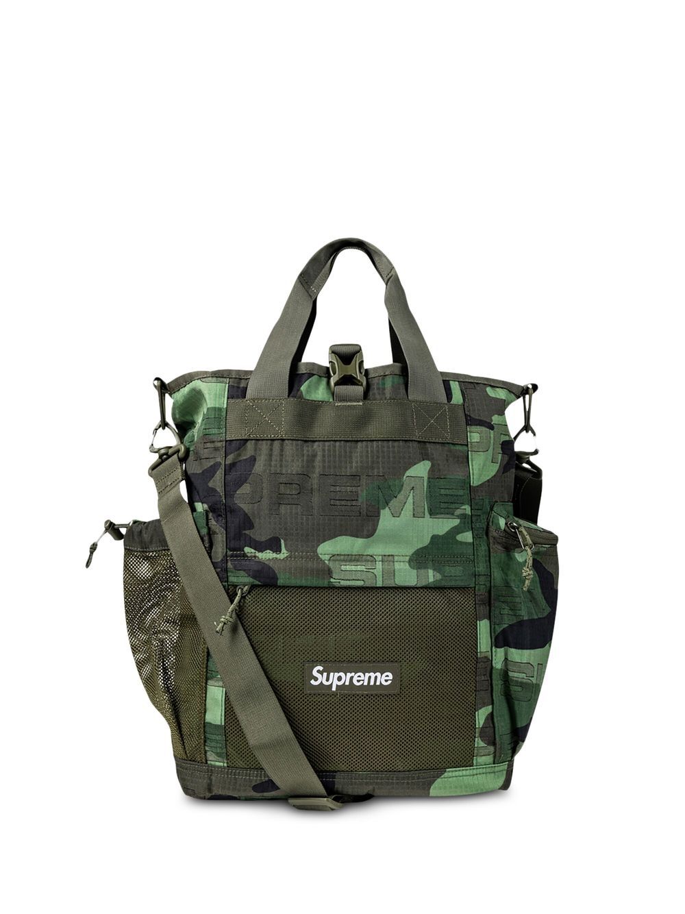 Supreme Utility Zip Tote Bag | Green | FARFETCH AO