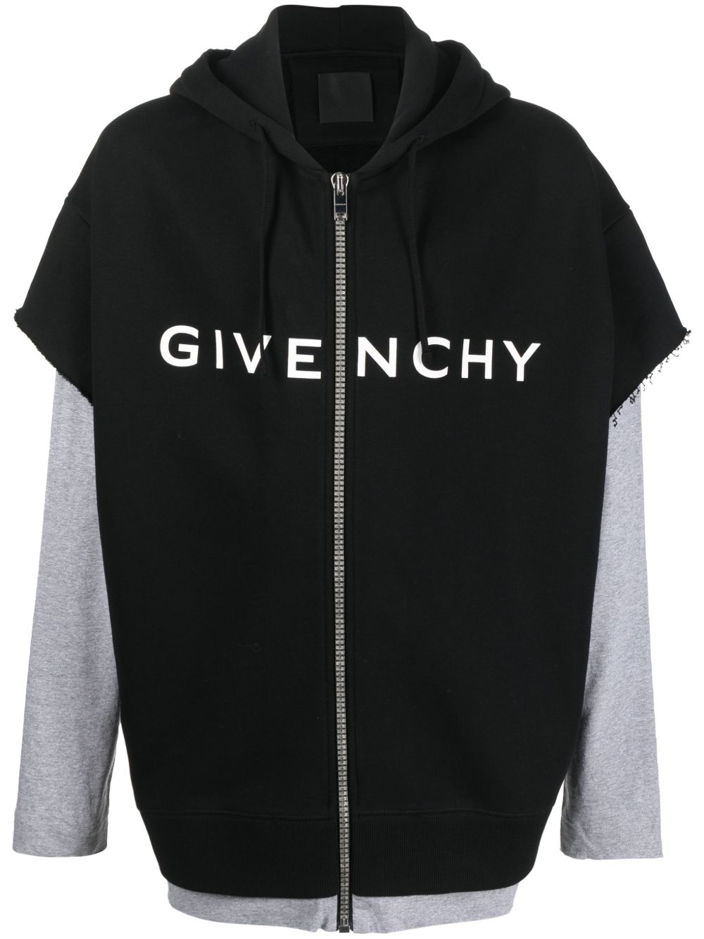 Givenchy レイヤード パーカー | ブラック | FARFETCH JP