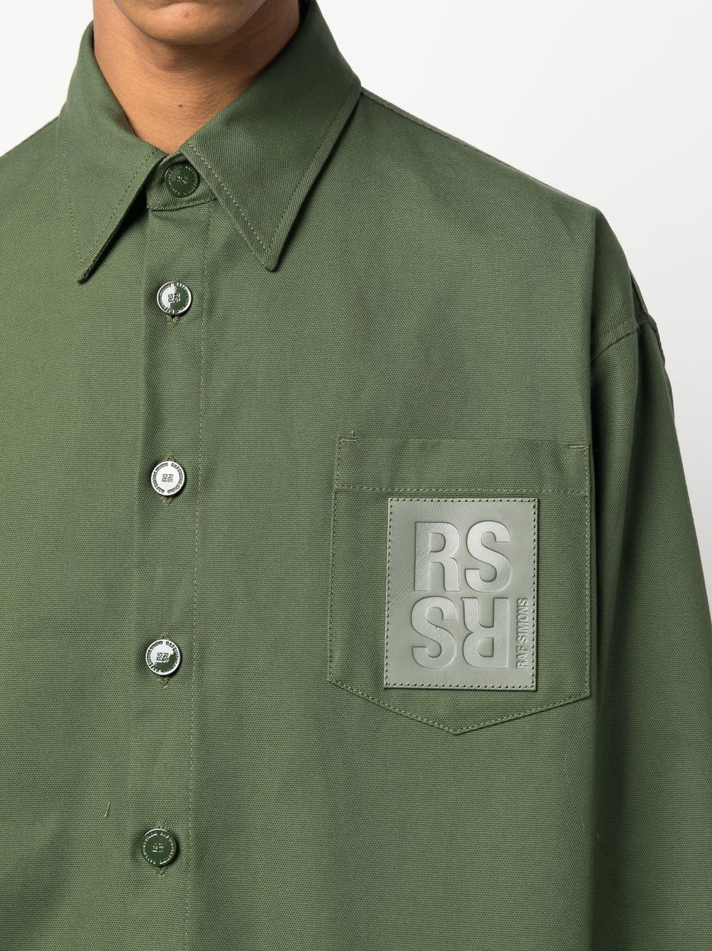 Raf Simons オーバーサイズ シャツ | グリーン | FARFETCH JP