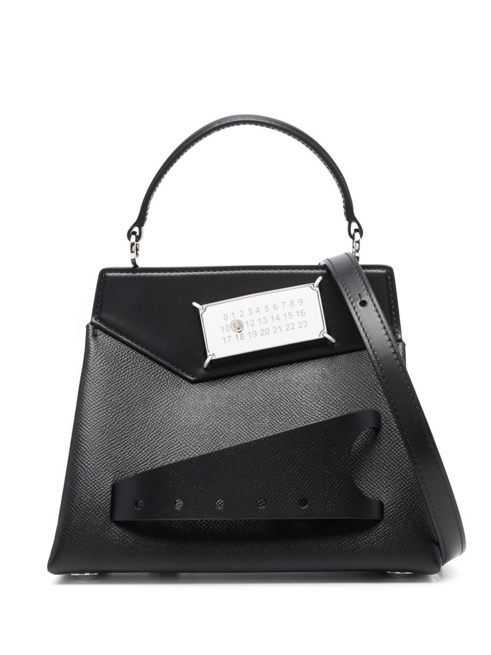 Maison Margiela Snatched Mini Tote Bag | Black | FARFETCH