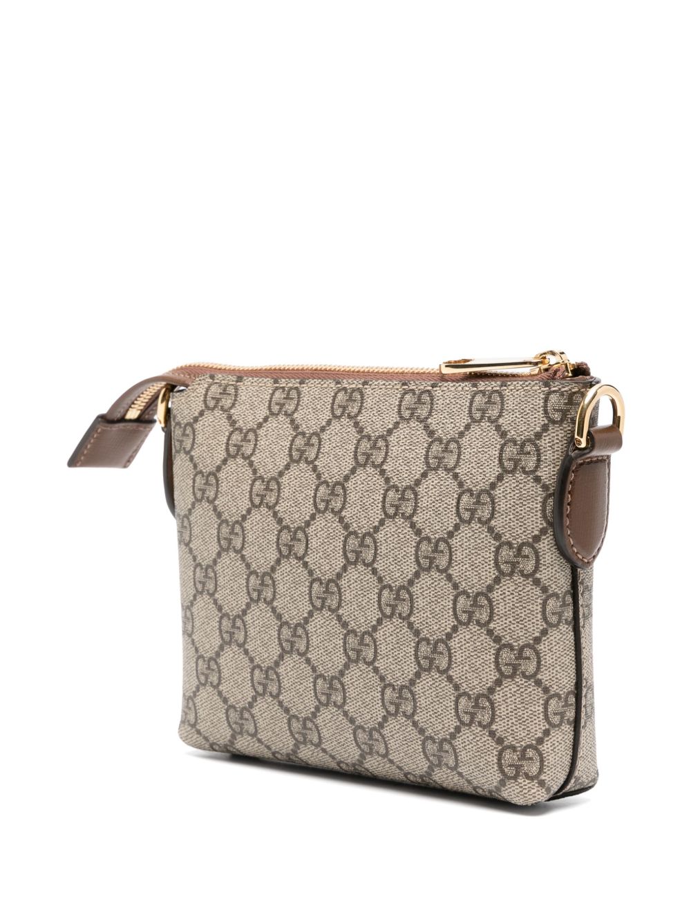 Gucci GG Supreme Messenger Bag | Brown | FARFETCH