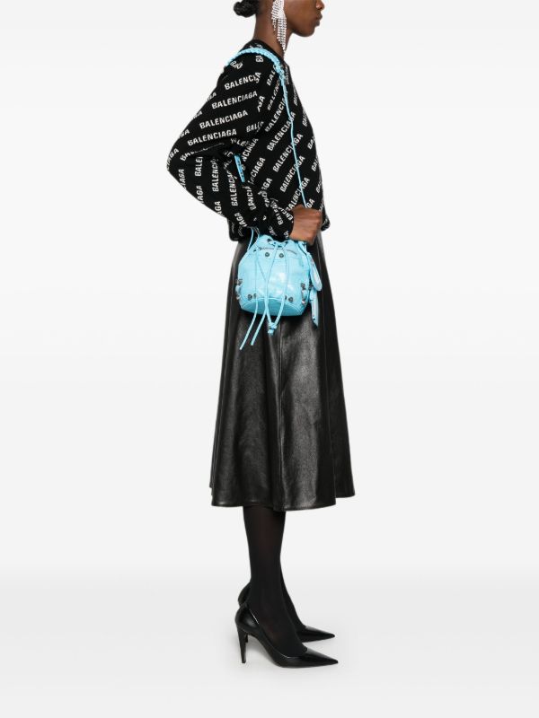 Balenciaga Le Cagole バケットバッグ XS | ブルー | FARFETCH JP