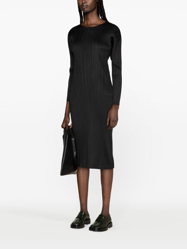 Pleats Please Issey Miyake プリーツ ドレス | ブラック | FARFETCH JP