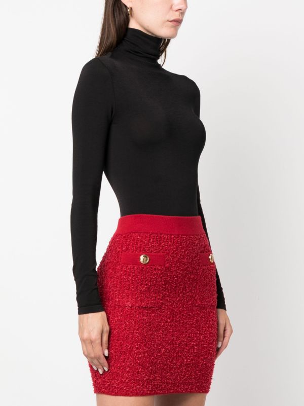 Wolford タートルネック ボディスーツ | ブラック | FARFETCH JP