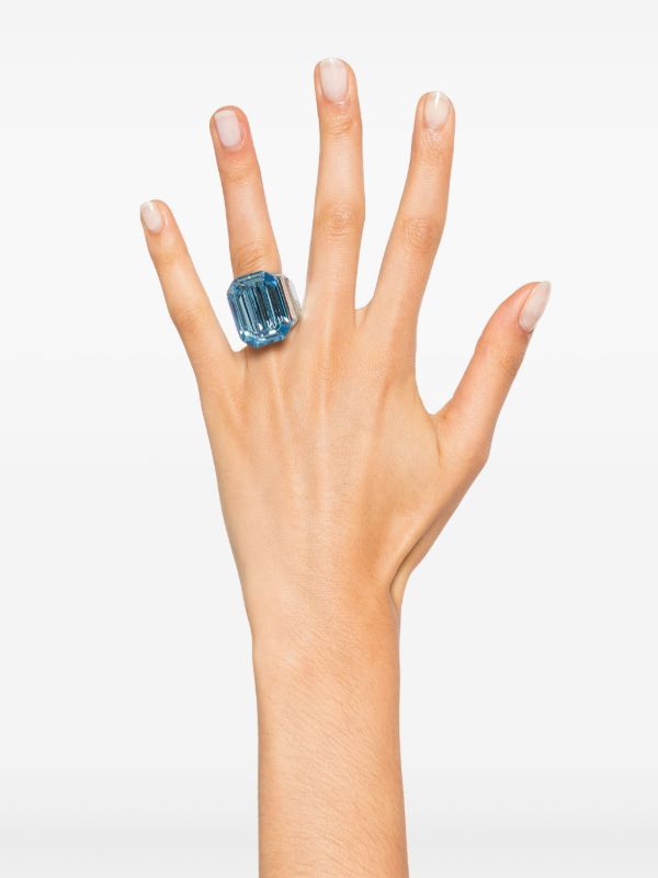 Swarovski Lucent リング | ブルー | FARFETCH JP