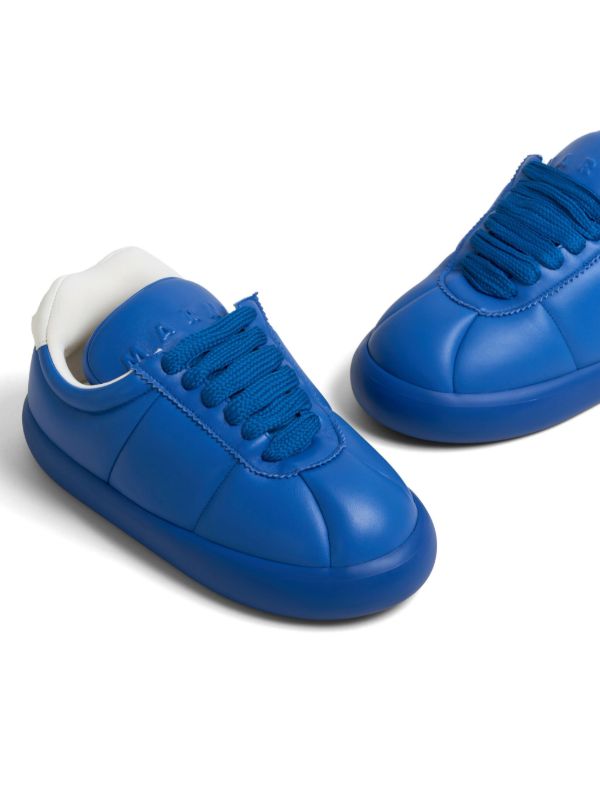 Marni BigFoot 2.0 レザースニーカー | ブルー | FARFETCH JP