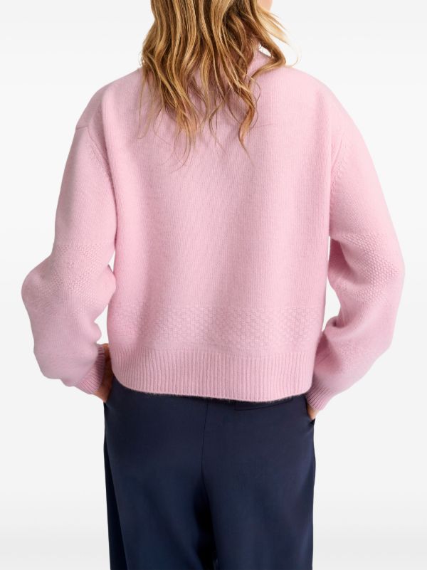 Pringle Of Scotland タートルネック カシミアセーター | ピンク
