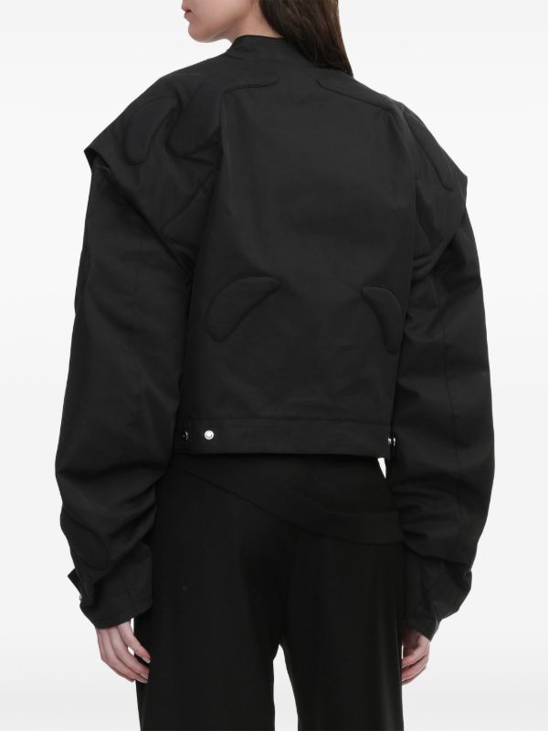 HELIOT EMIL zip-detail Bomber Jacket | Black | FARFETCH