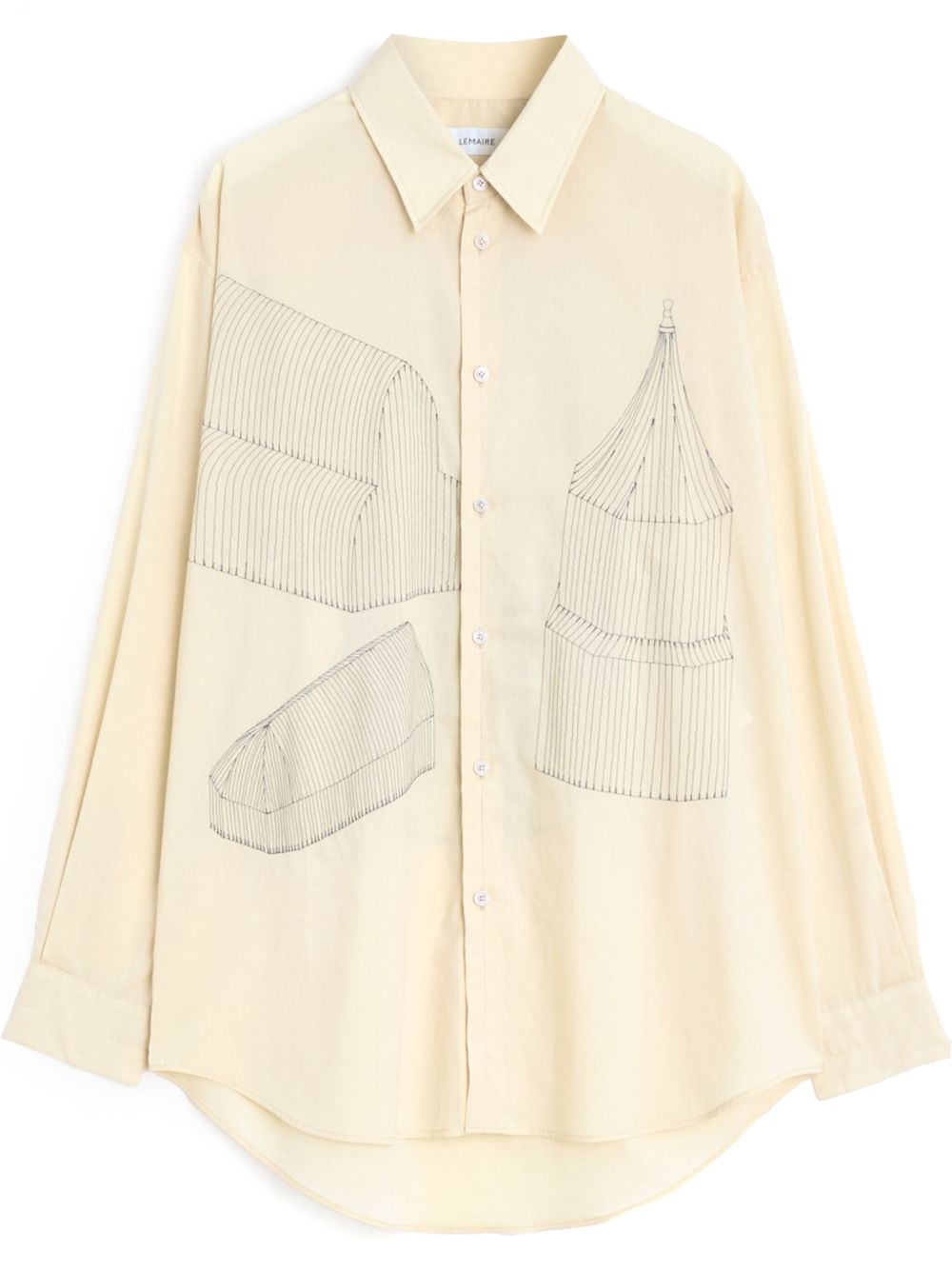 LEMAIRE x Philippe Weisbecker Relaxed シャツ | イエロー | FARFETCH JP