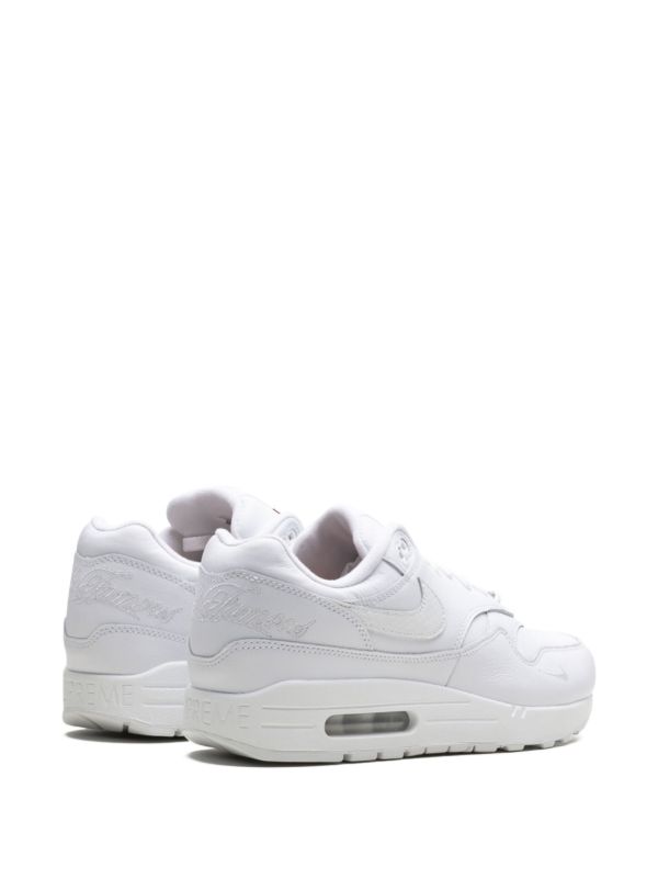 Nike x Supreme 'Air Max 1 '87 SP “Triple White” スニーカー