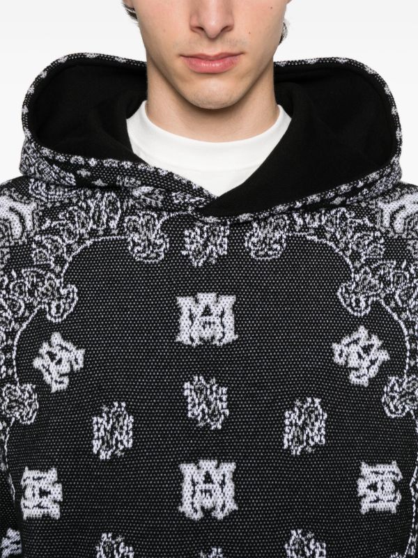 AMIRI バンダナ パーカー | ブラック | FARFETCH JP